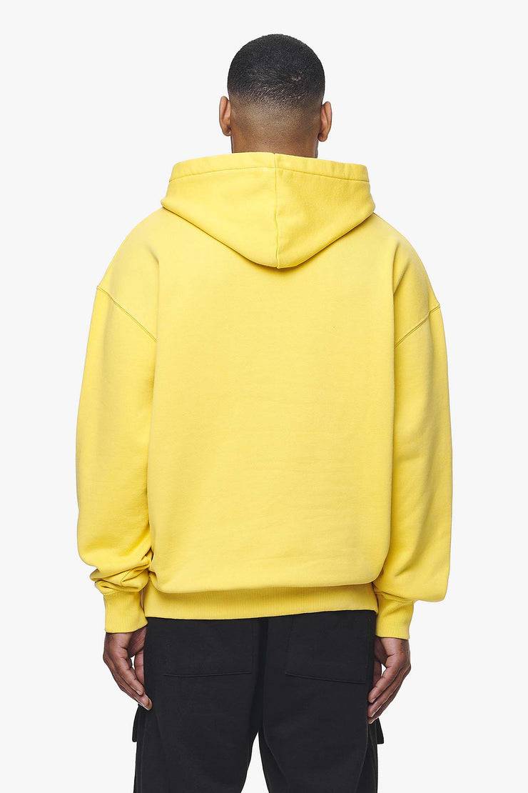 Pegador Logo Oversized Hoodie Vintage Washed Solar Yellow Gum Lagerräumung