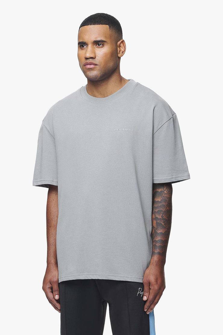 Pegador Logo Oversized Tee Vintage Washed Dusk Grey Gum Top Angebot
