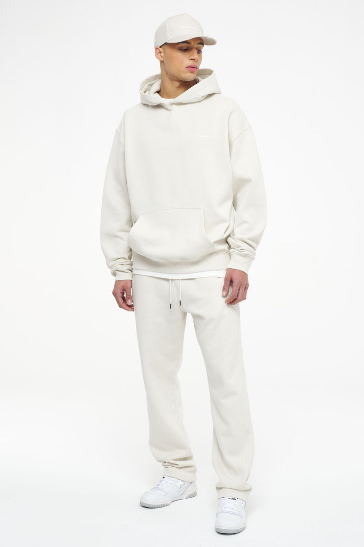Pegador Logo Oversized Hoodie Vintage Washed Angels Cream Gum Neueste Mode