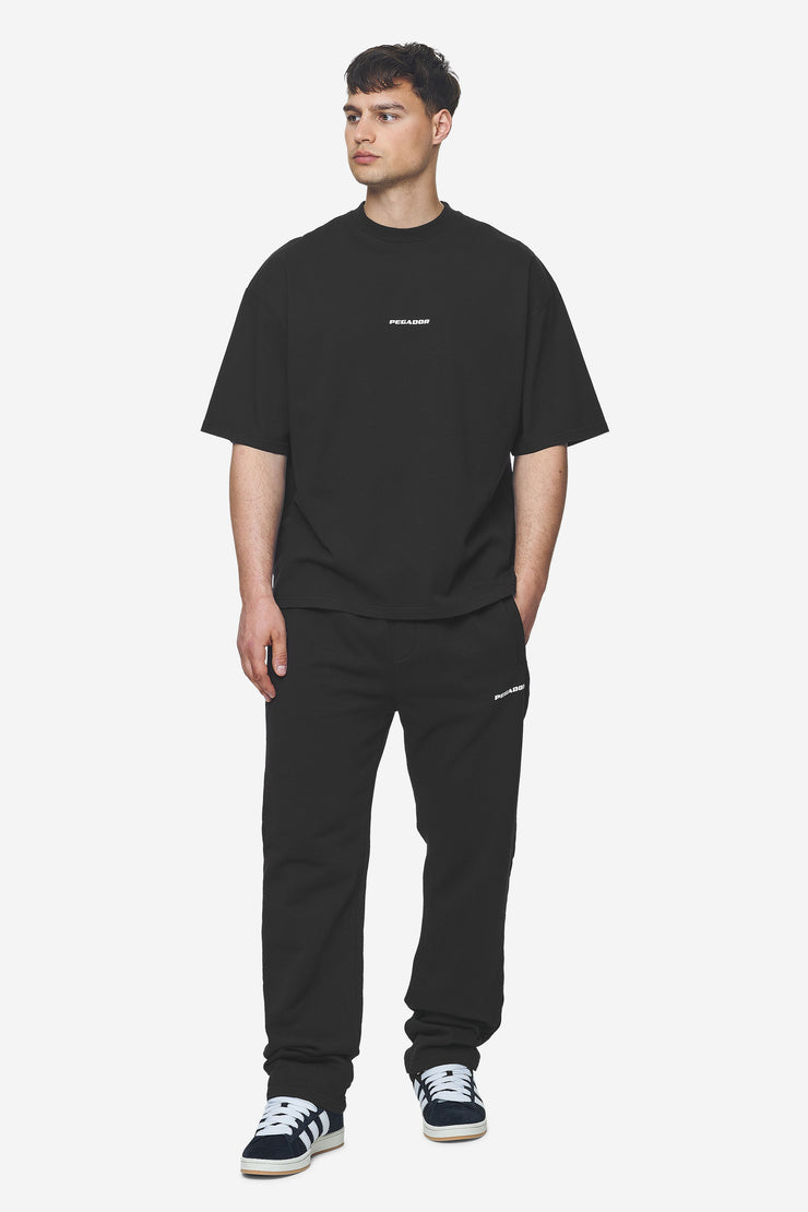 Pegador Logo Boxy Tee Washed Black White Gum Saisonale Angebote