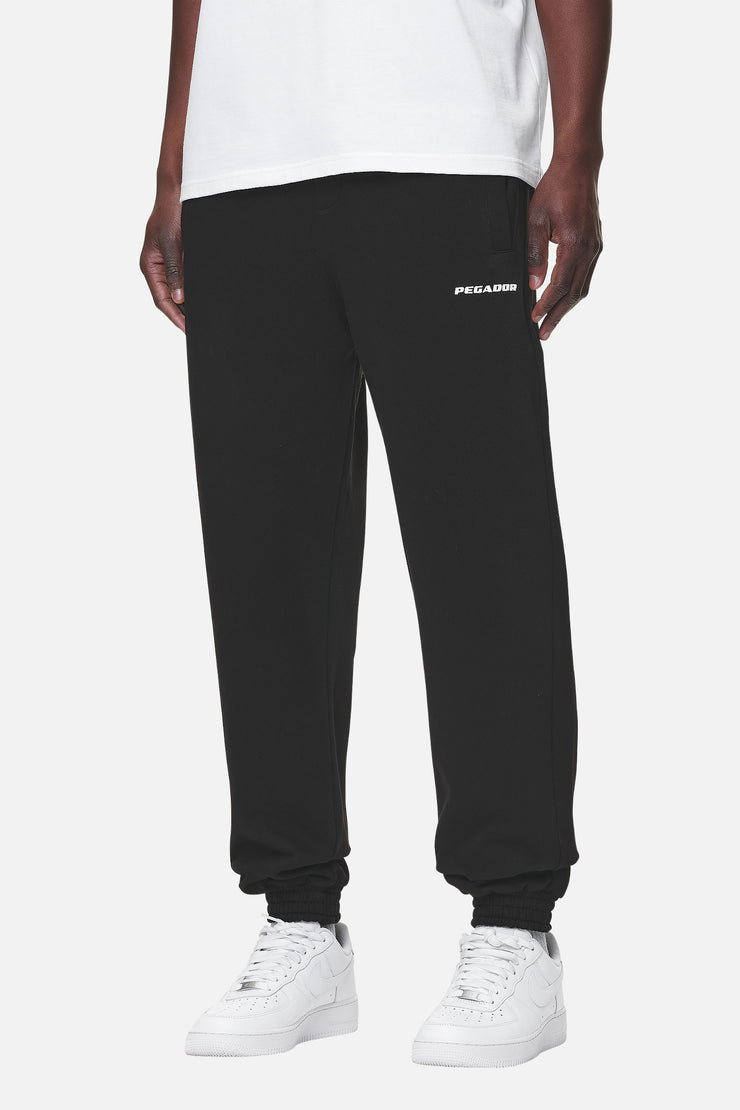 Pegador Logo Heavy Sweat Jogger Washed Black White Gum Kauf eins, bekomm eins gratis