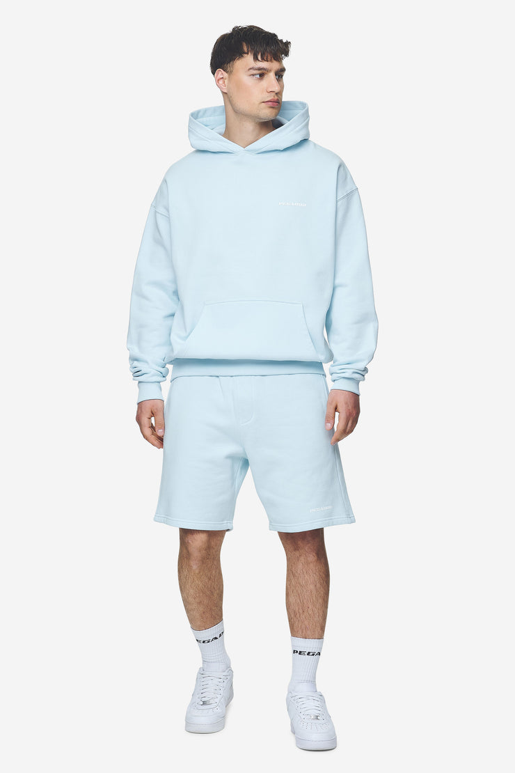 Pegador Logo Oversized Hoodie Washed Baby Blue White Gum Riesige Ersparnisse