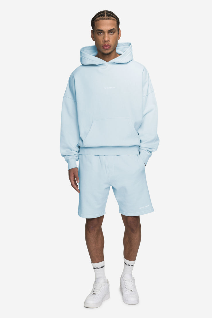 Pegador Logo Boxy Hoodie Washed Baby Blue White Gum Tiefpreis