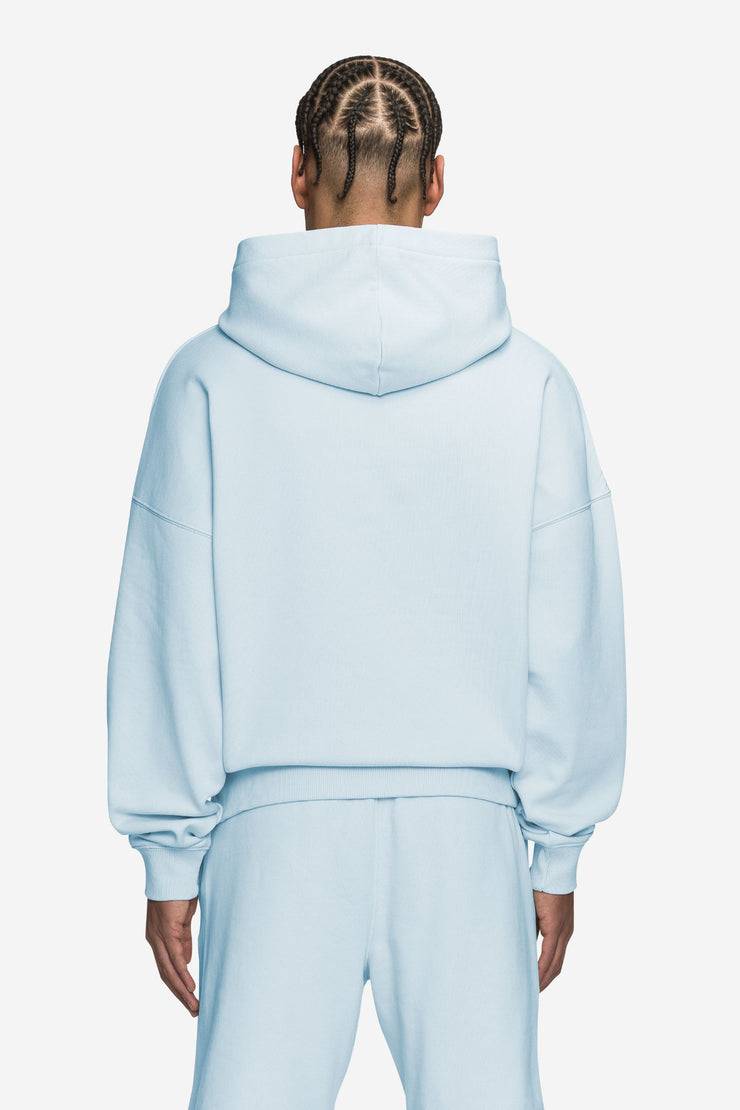 Pegador Logo Boxy Hoodie Washed Baby Blue White Gum Tiefpreis