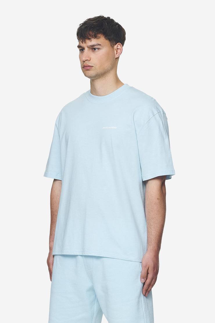 Pegador Logo Oversized Tee Washed Baby Blue White Gum Super Sparpreis
