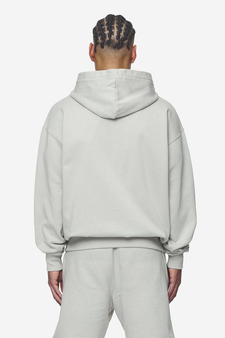 Pegador Logo Oversized Sweat Jacket Washed Pearl Grey White Gum Begrenzte Freigabe