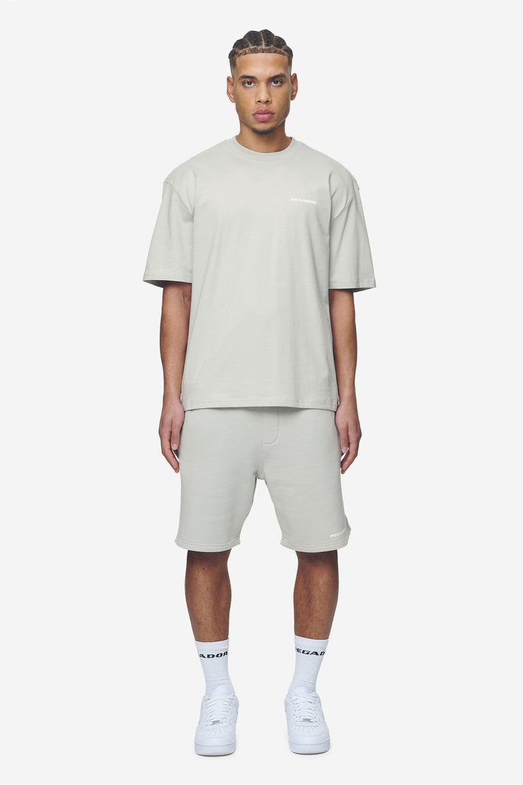 Pegador Logo Oversized Tee Washed Pearl Grey White Gum JETZT KAUFEN