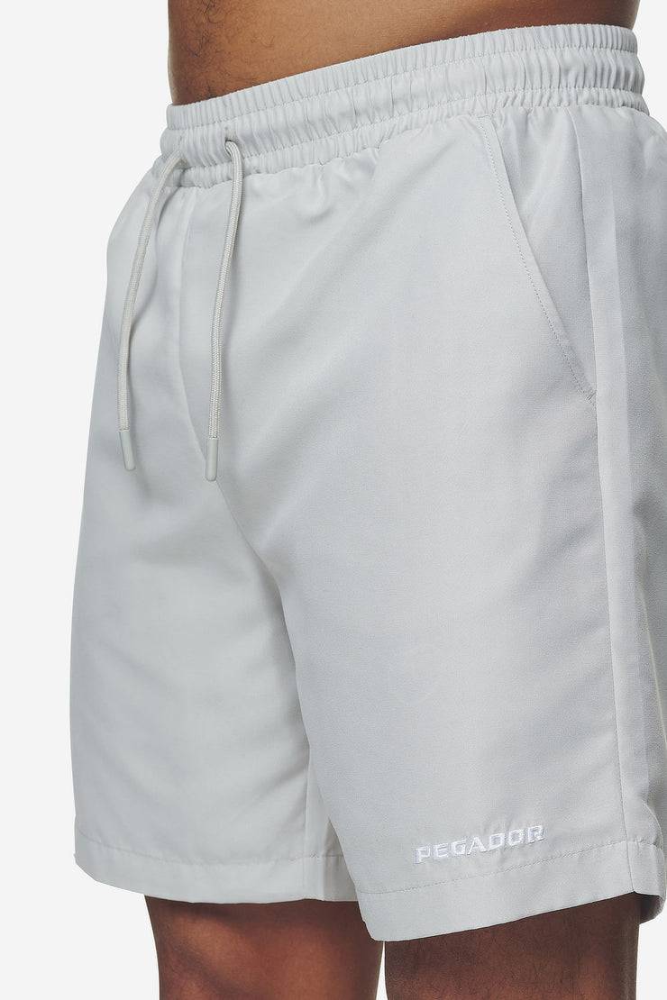 Pegador Logo Swim Shorts Pearl Grey Neueste Stile
