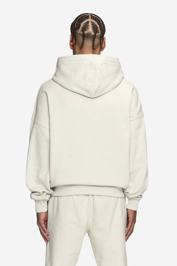 Pegador Logo Boxy Hoodie Washed Salty Cream Black Gum Letzter Tag
