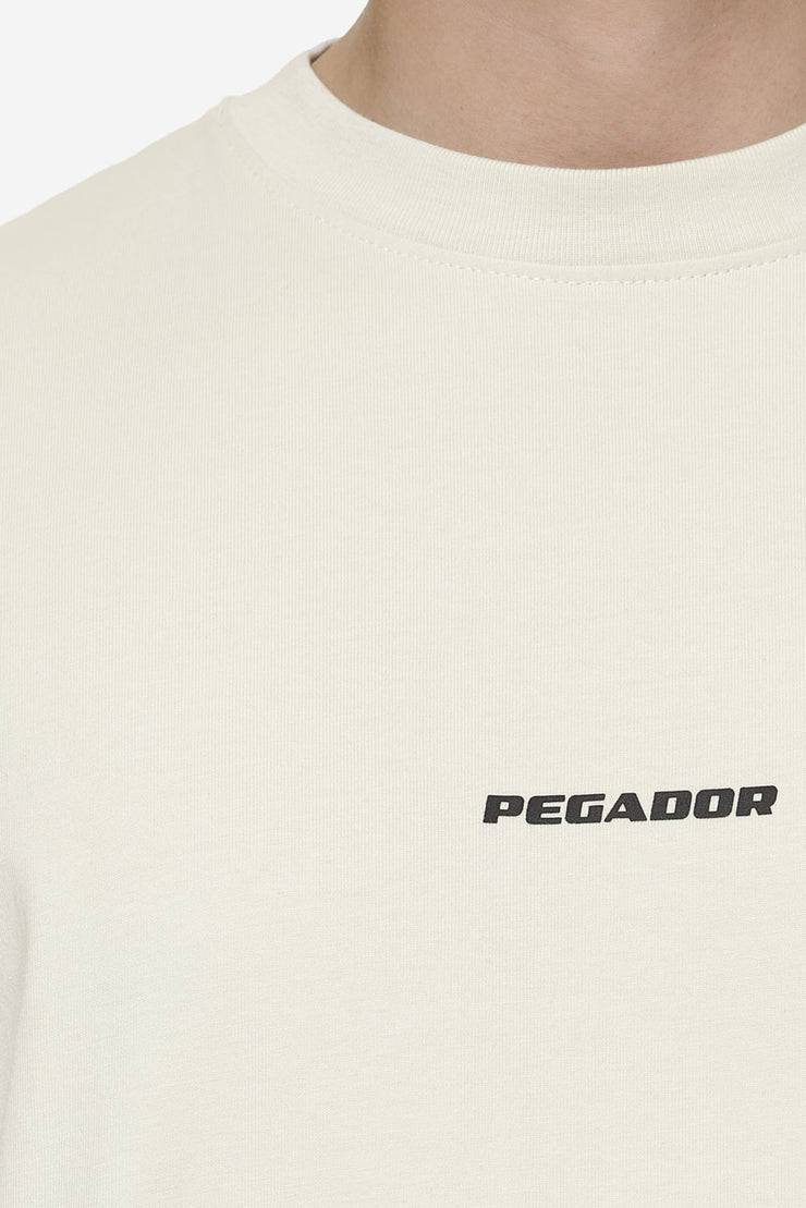 Pegador Logo Boxy Tee Washed Salty Cream Black Gum Bis zu 50% Rabatt