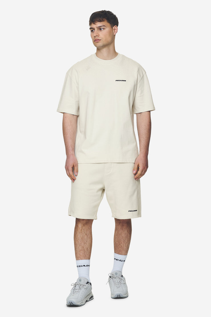 Pegador Logo Oversized Tee Washed Salty Cream Black Gum Bis zu 60% Rabatt