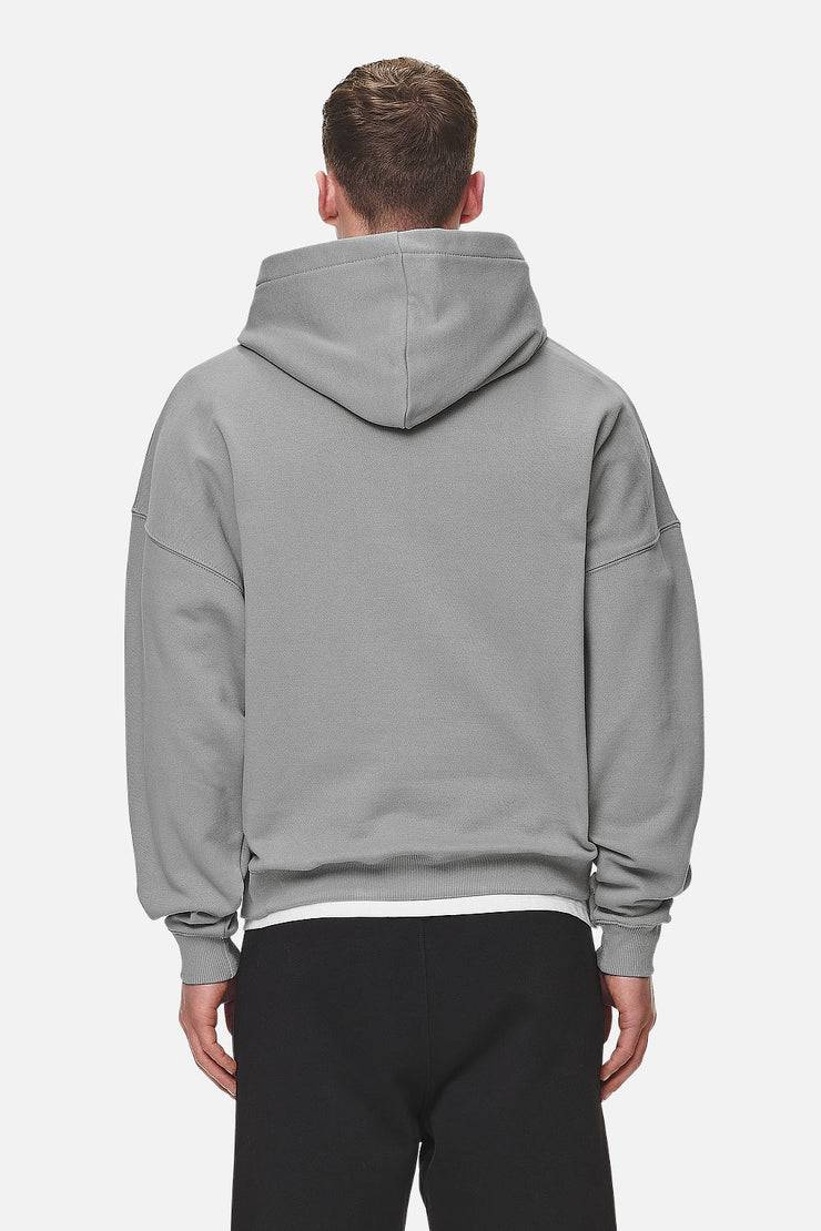 Pegador Logo Boxy Hoodie Washed Cool Grey White Gum Vierteljährliche Förderung