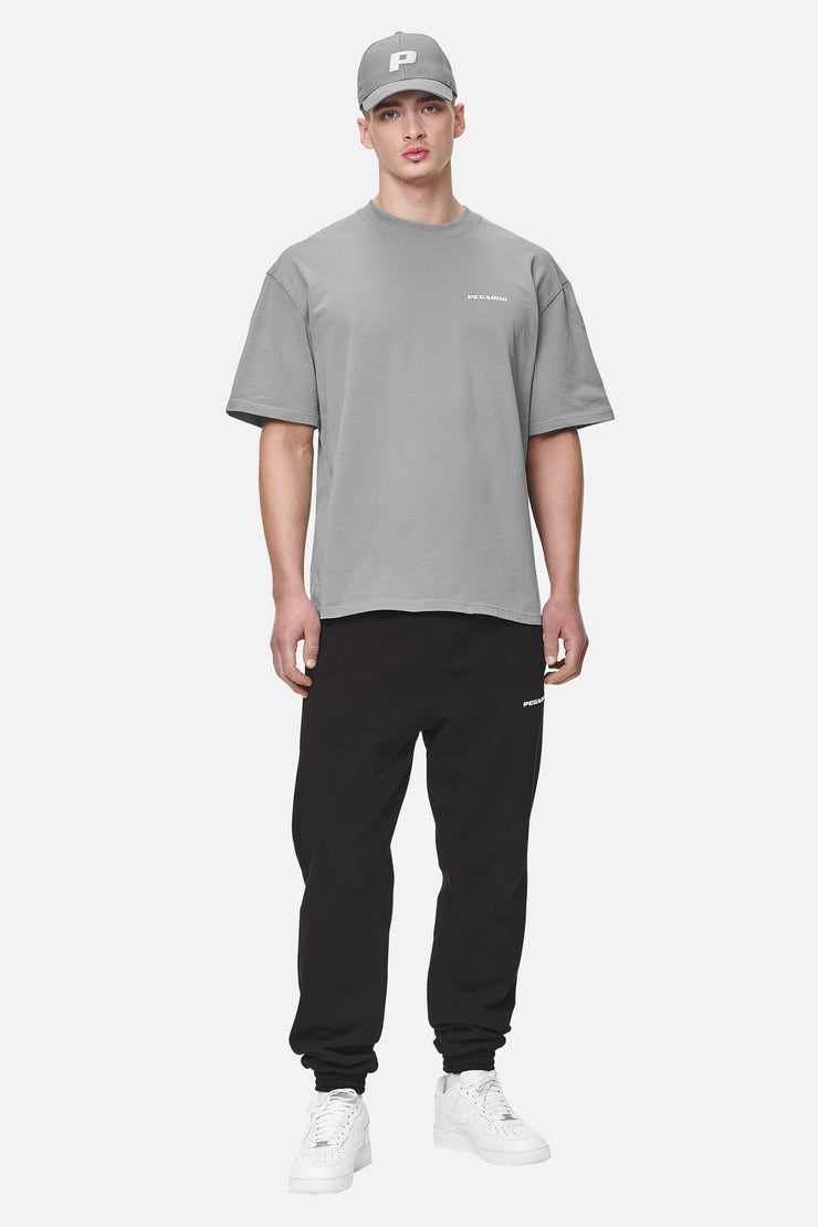 Pegador Logo Oversized Tee Washed Cool Grey White Gum Bis zu 55% Rabatt
