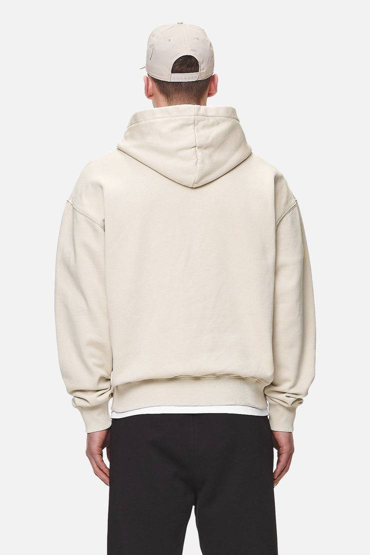 Pegador Logo Oversized Hoodie Washed Desert Sand Black Gum Super Rabatt
