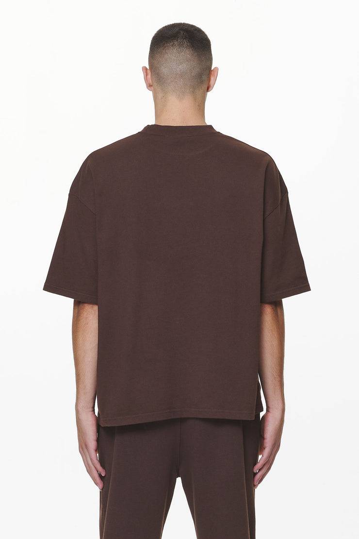 Pegador Logo Boxy Tee Washed Oak Brown Gum Fabrikladen