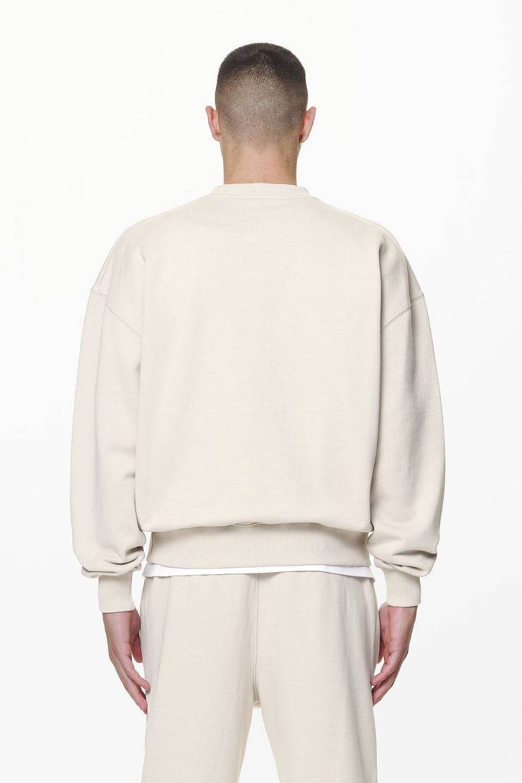 Pegador Logo Oversized Sweater Washed Dust Cream Gum Black Friday Preise
