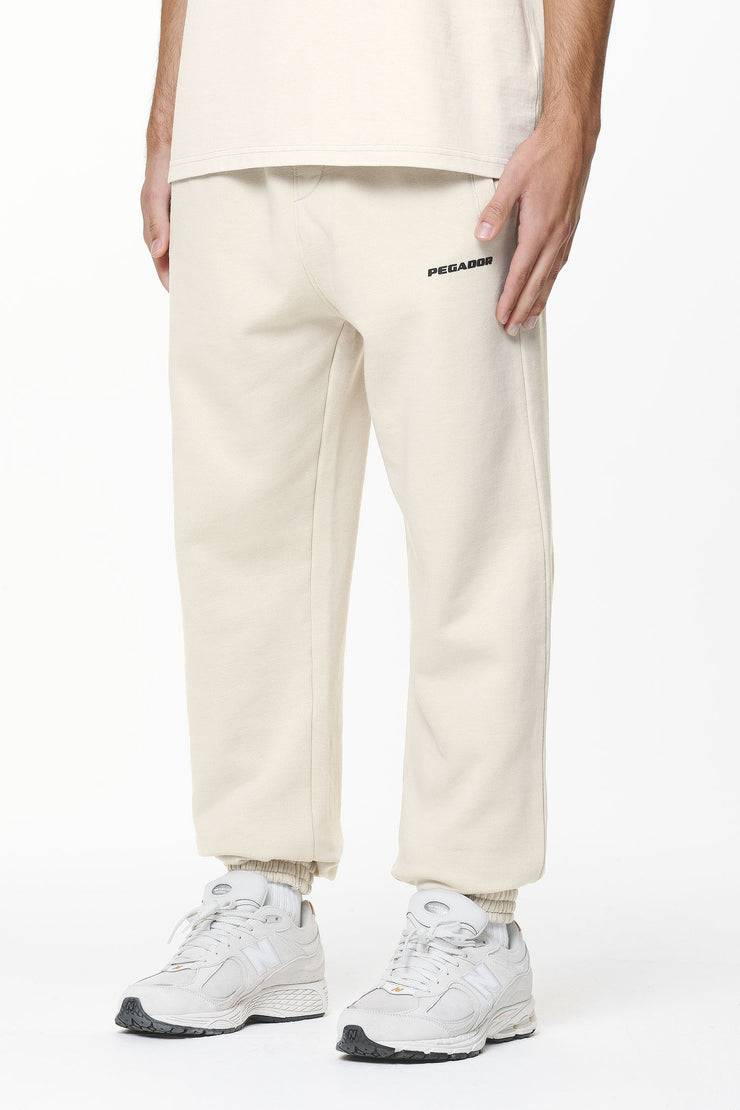 Pegador Logo Heavy Sweat Jogger Washed Dust Cream Gum zollfrei