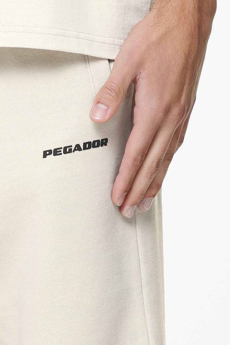Pegador Logo Heavy Sweat Jogger Washed Dust Cream Gum zollfrei