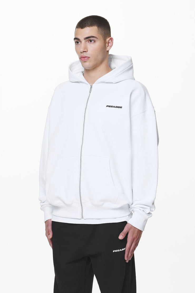 Pegador Logo Oversized Sweat Jacket White Online
