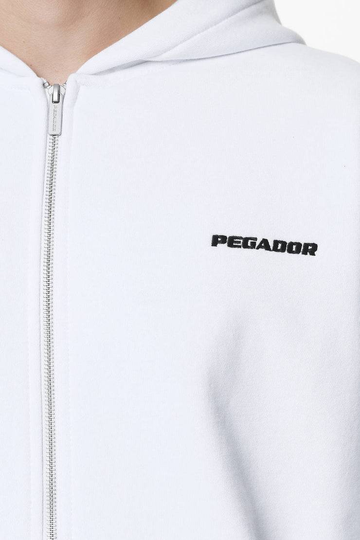 Pegador Logo Oversized Sweat Jacket White Online