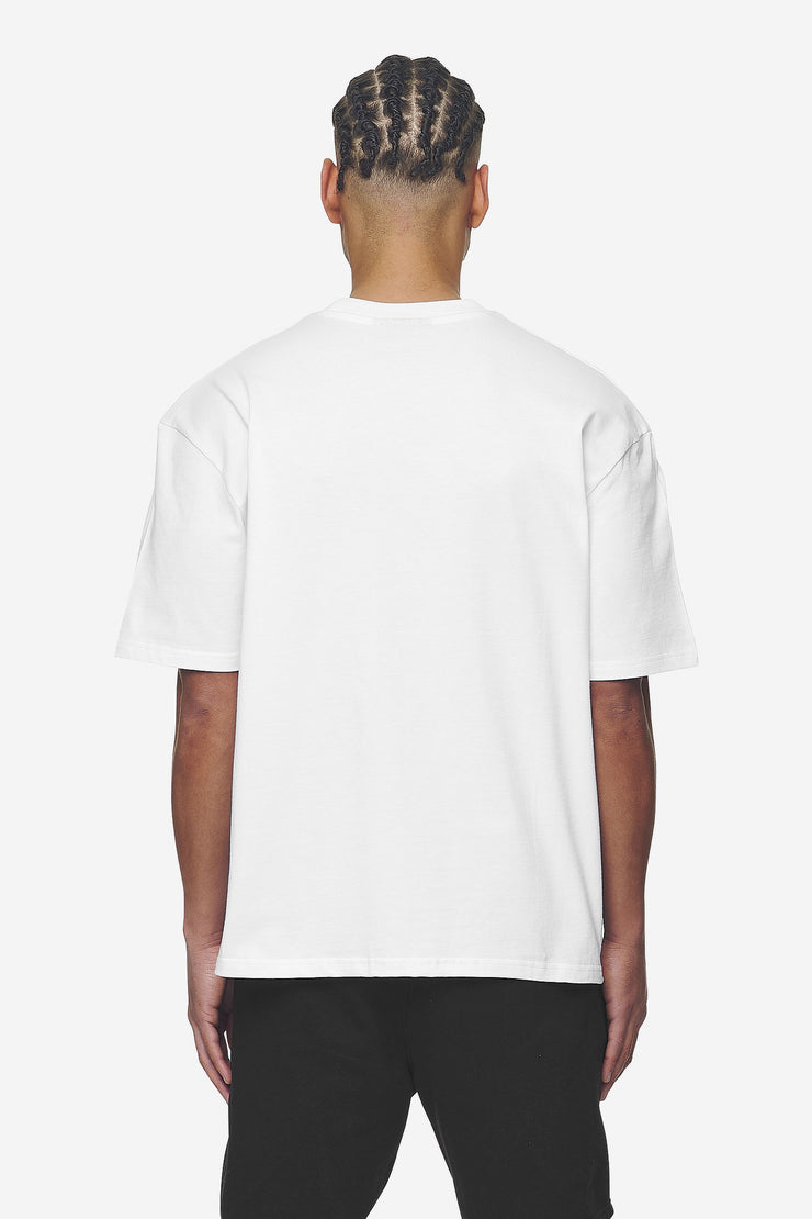 Pegador Logo Oversized Tee White Black Gum Outlet