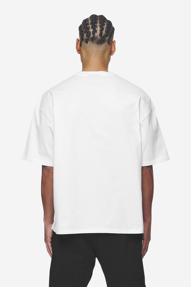 Pegador Logo Boxy Tee White Black Gum Verkauf