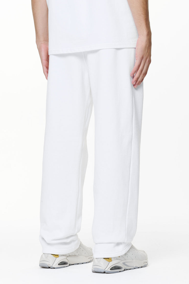 Pegador Logo Wide Sweat Pants White Gum Schlussverkauf
