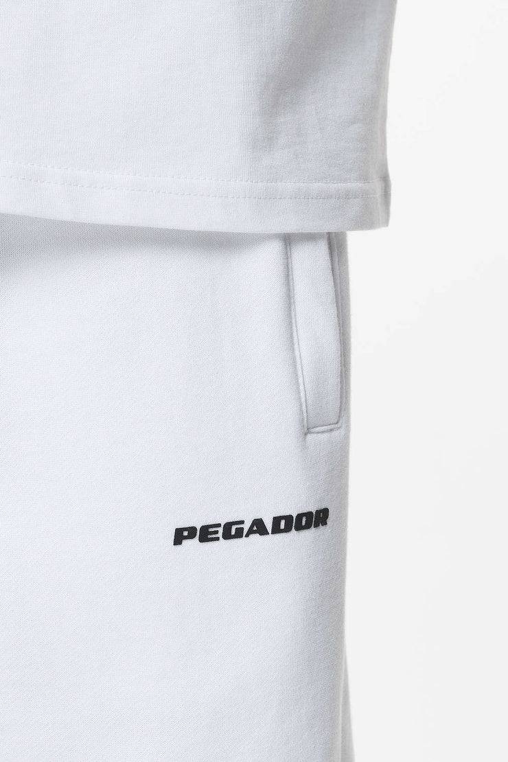 Pegador Logo Wide Sweat Pants White Gum Schlussverkauf