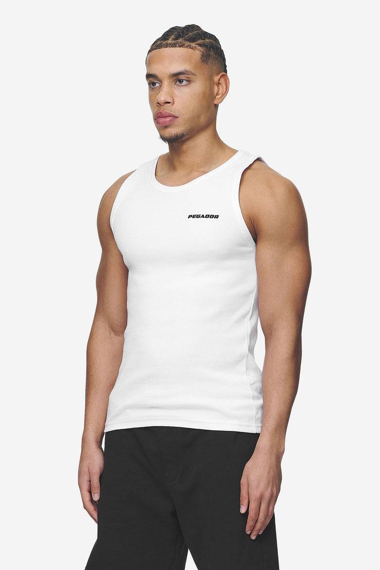Pegador Logo Rib Undershirt White Günstiger Verkauf