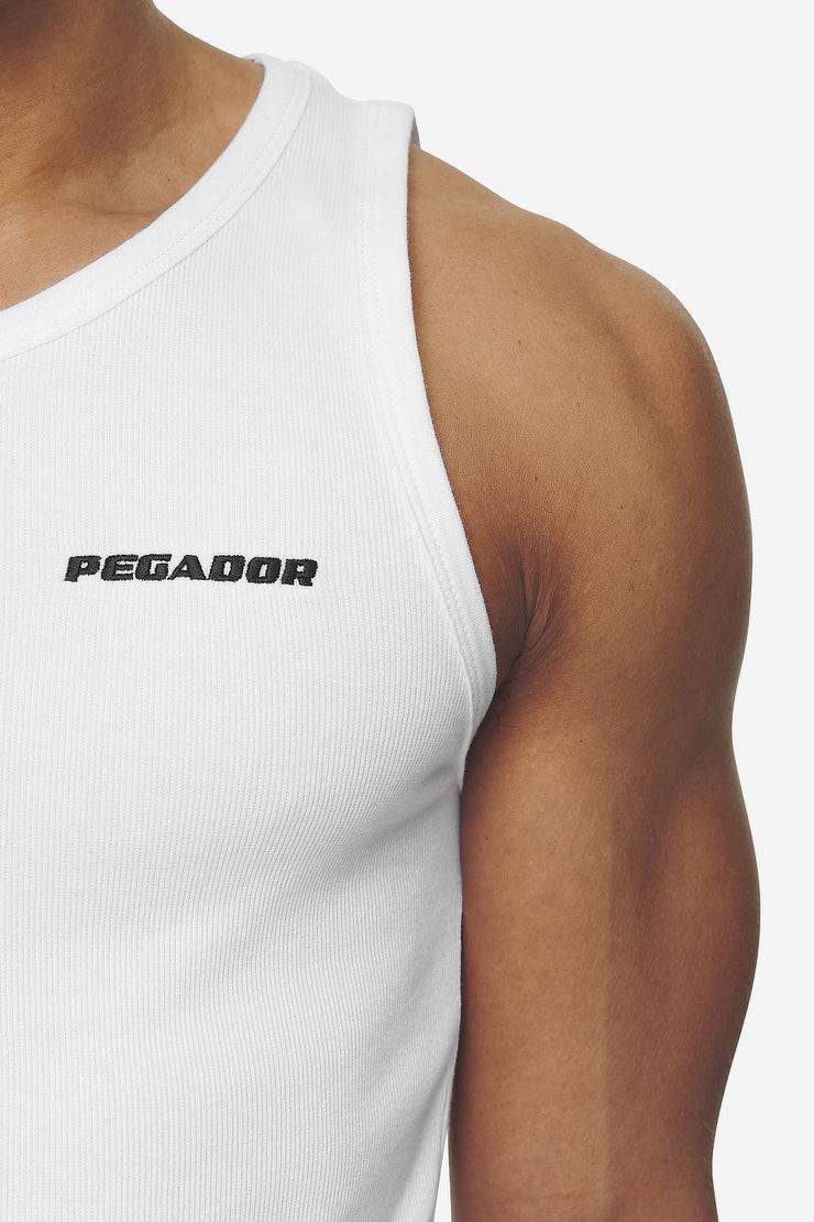 Pegador Logo Rib Undershirt White Günstiger Verkauf
