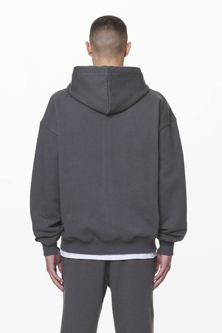 Pegador Logo Oversized Sweat Jacket Washed Volcano Grey Gum Fabrikverkauf