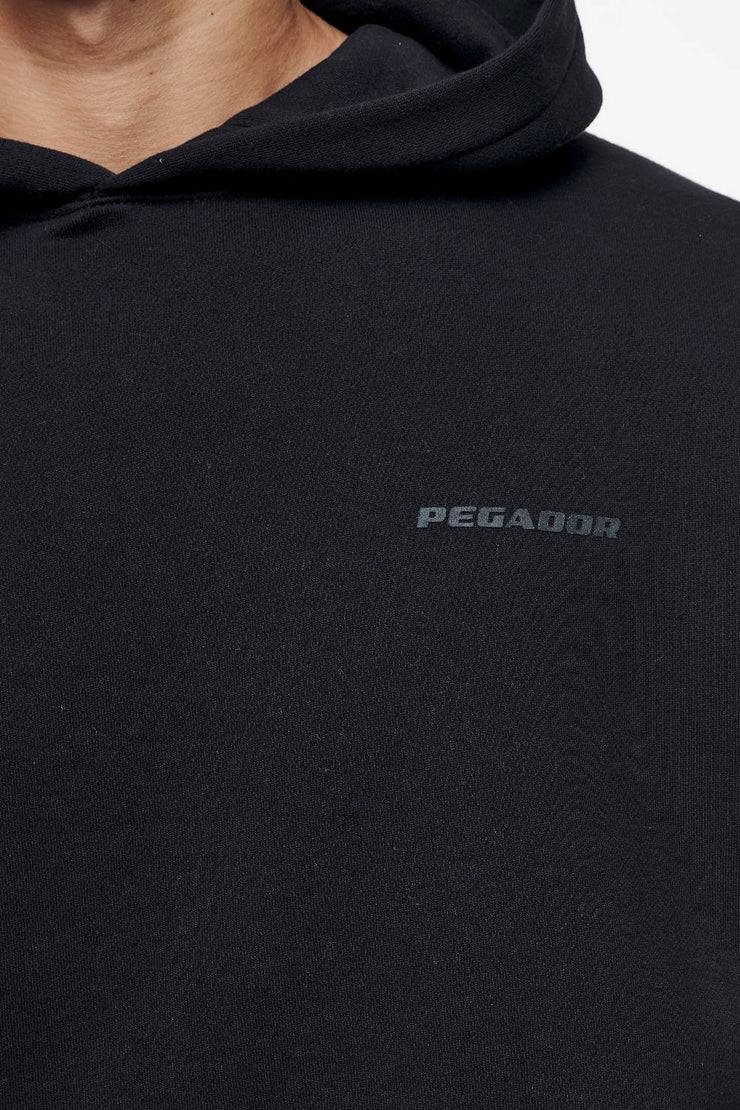 Pegador Logo Oversized Hoodie Black Gum Kostenloser Versand
