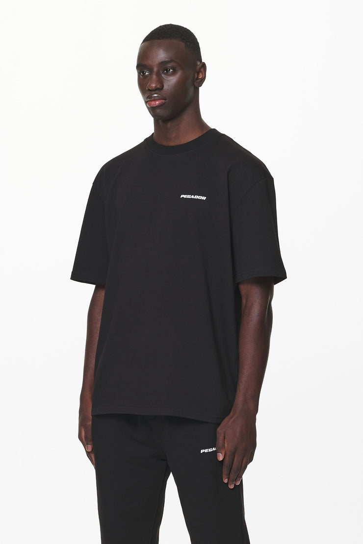 Pegador Logo Oversized Tee Black Gum Fabrik Onlineshop