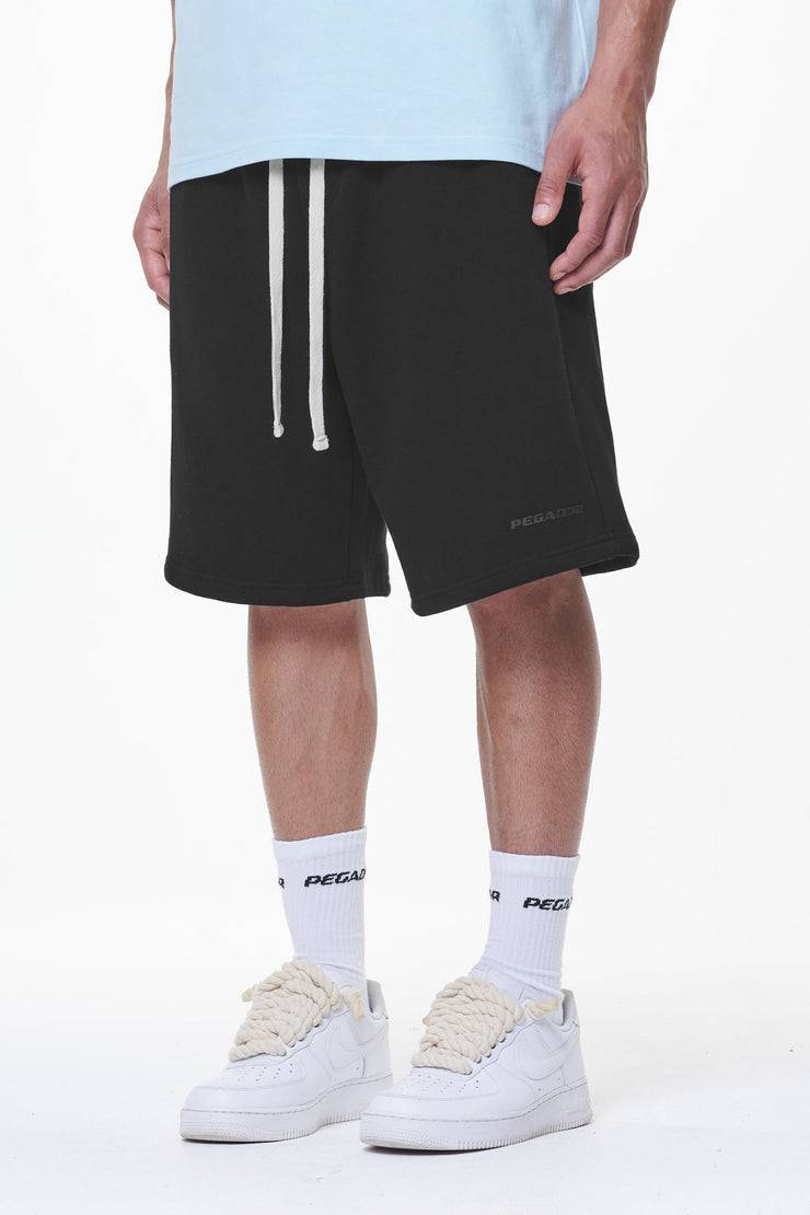 Pegador Logo Heavy Sweat Shorts Black Gum Günstig kaufen