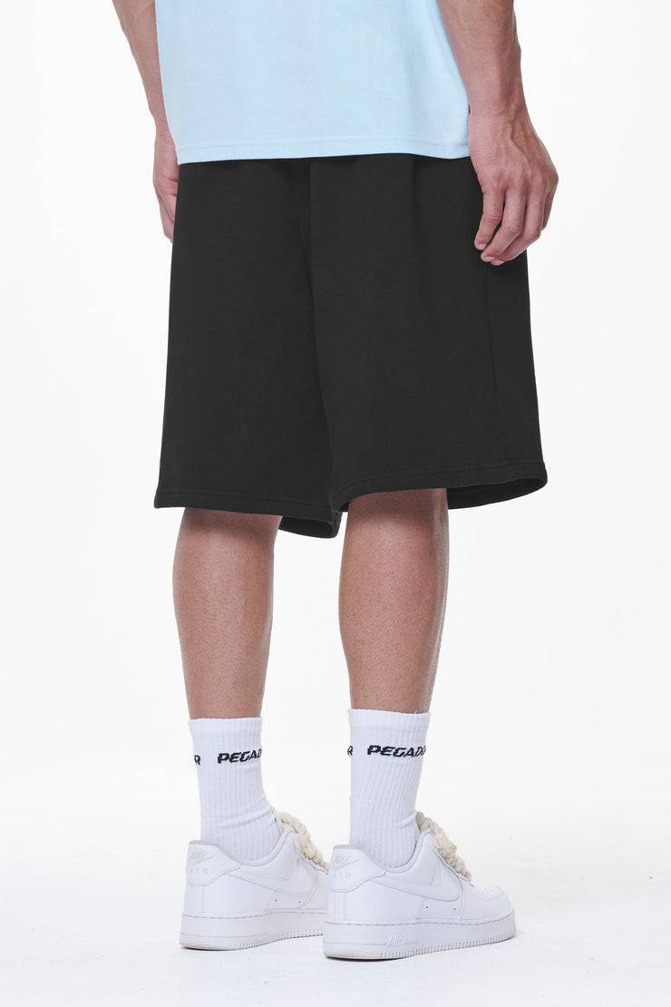 Pegador Logo Heavy Sweat Shorts Black Gum Günstig kaufen