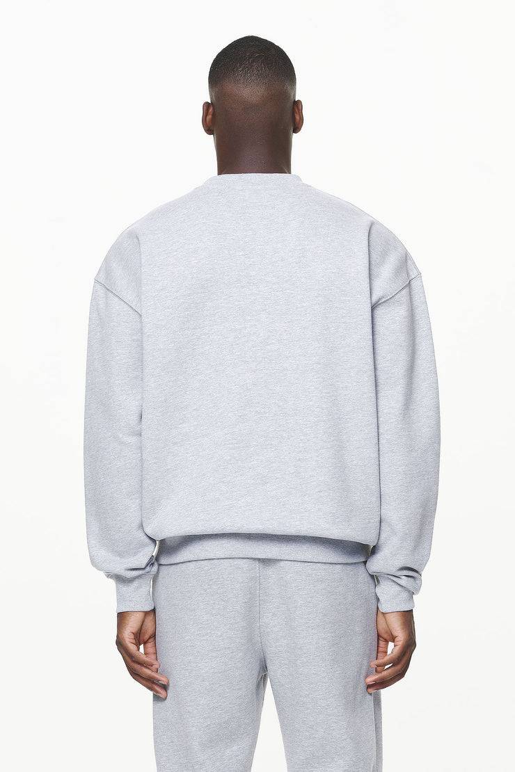 Pegador Logo Oversized Sweater Grey Melange Großer Ausverkauf