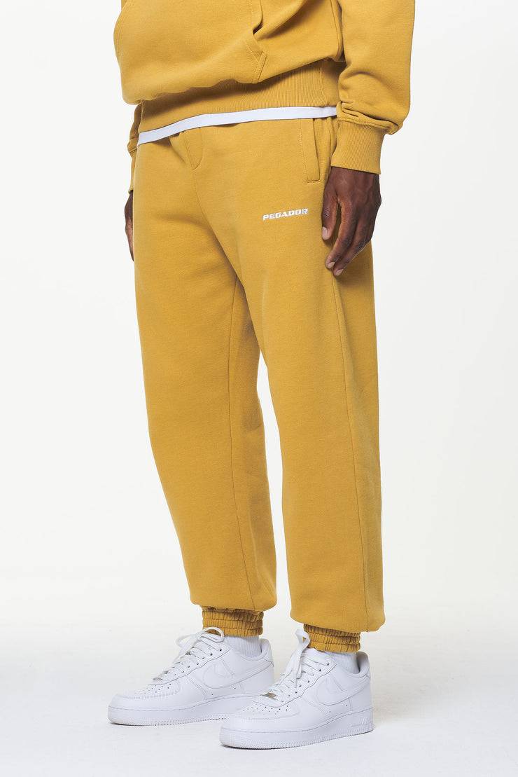 Pegador Logo Heavy Sweat Jogger Vintage Washed Mustard Exklusivangebot
