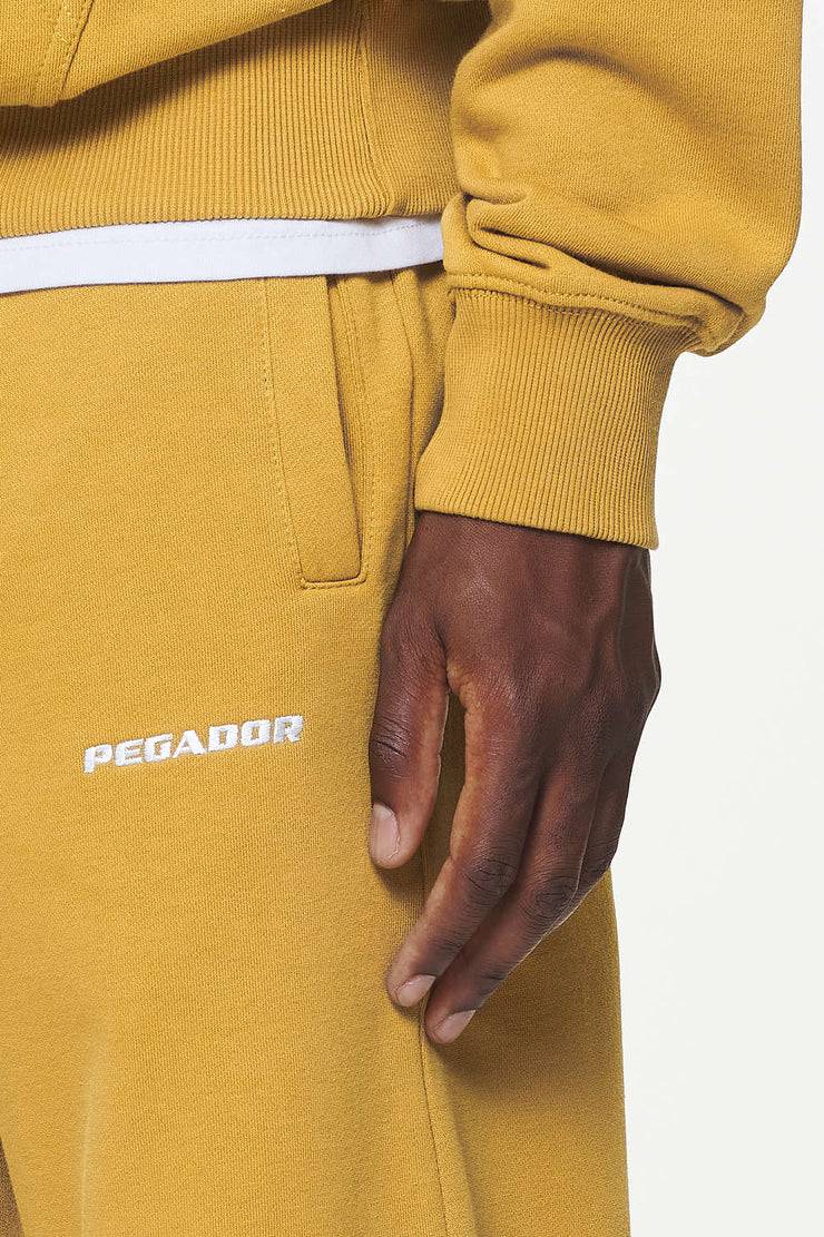 Pegador Logo Heavy Sweat Jogger Vintage Washed Mustard Exklusivangebot