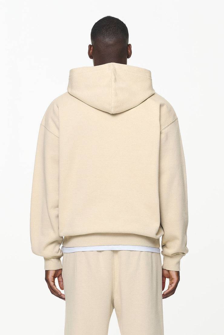 Pegador Logo Oversized Hoodie Vintage Washed Kingdom Beige Preisnachlass