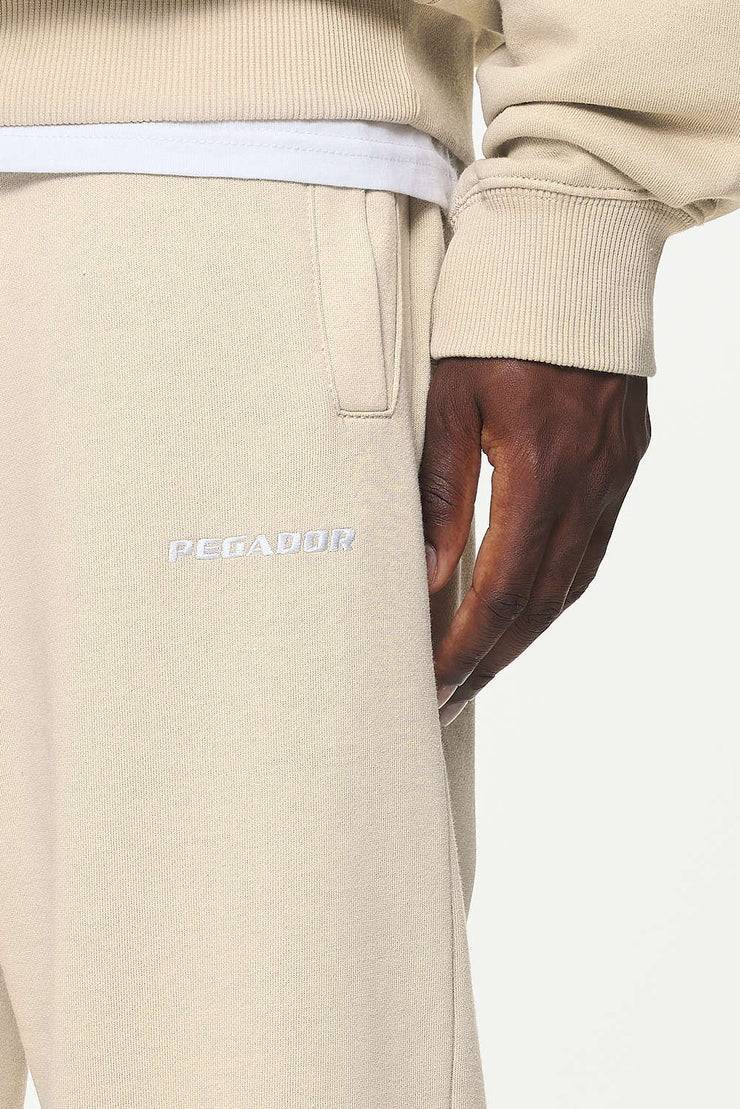 Pegador Logo Heavy Sweat Jogger Vintage Washed Kingdom Beige Black Friday