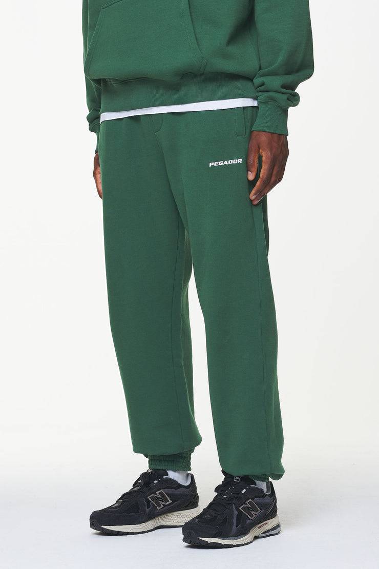 Pegador Logo Heavy Sweat Jogger Vintage Washed British Green Cyber Monday