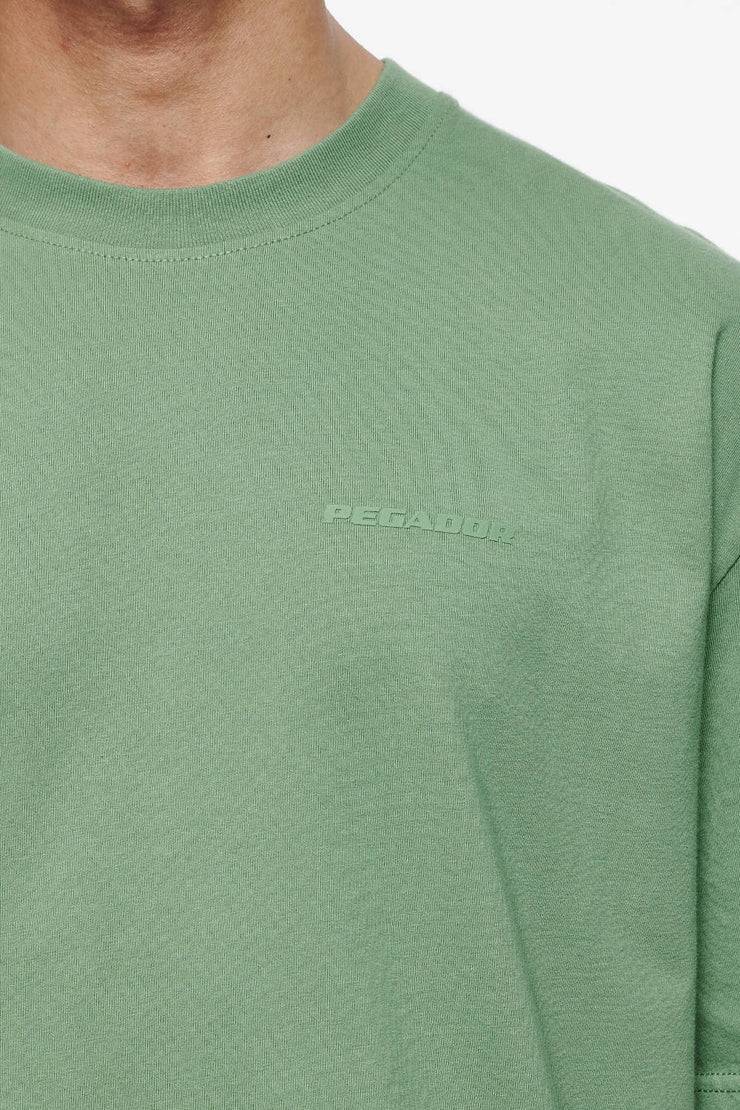 Pegador Logo Oversized Tee Vintage Washed Cypress Green Gum Osterangebot