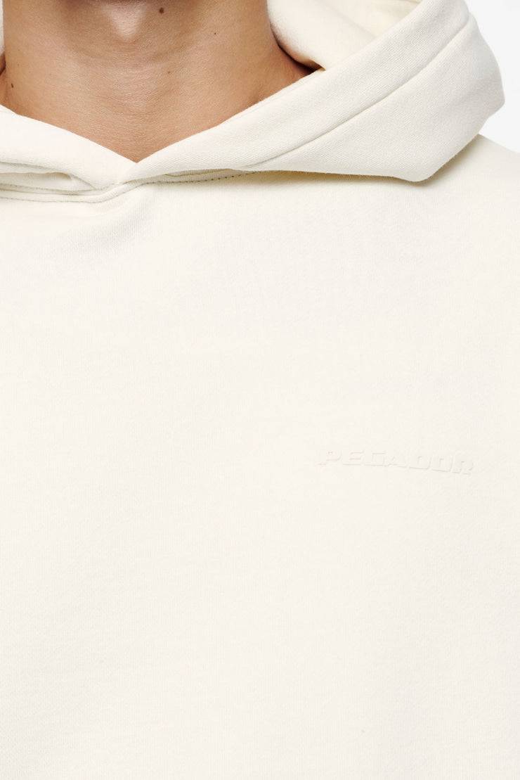 Pegador Logo Oversized Hoodie Vintage Washed Unbleached Gum Vatertagsangebot