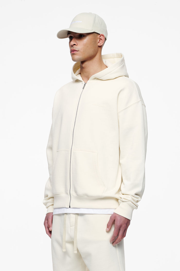 Pegador Logo Oversized Sweat Jacket Vintage Washed Unbleached Gum Valentinstagsangebot