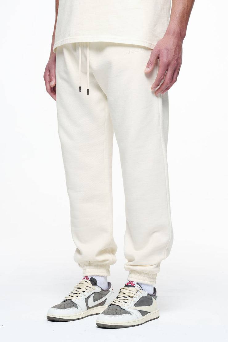 Pegador Logo Heavy Sweat Jogger Vintage Washed Unbleached Gum Jubiläumsangebot