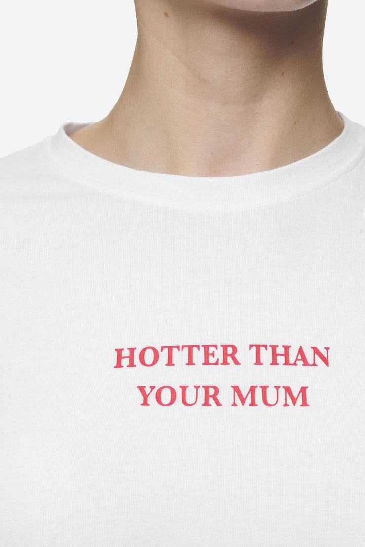 Pegador Reyna Cropped Baby Tee White Online Outlet