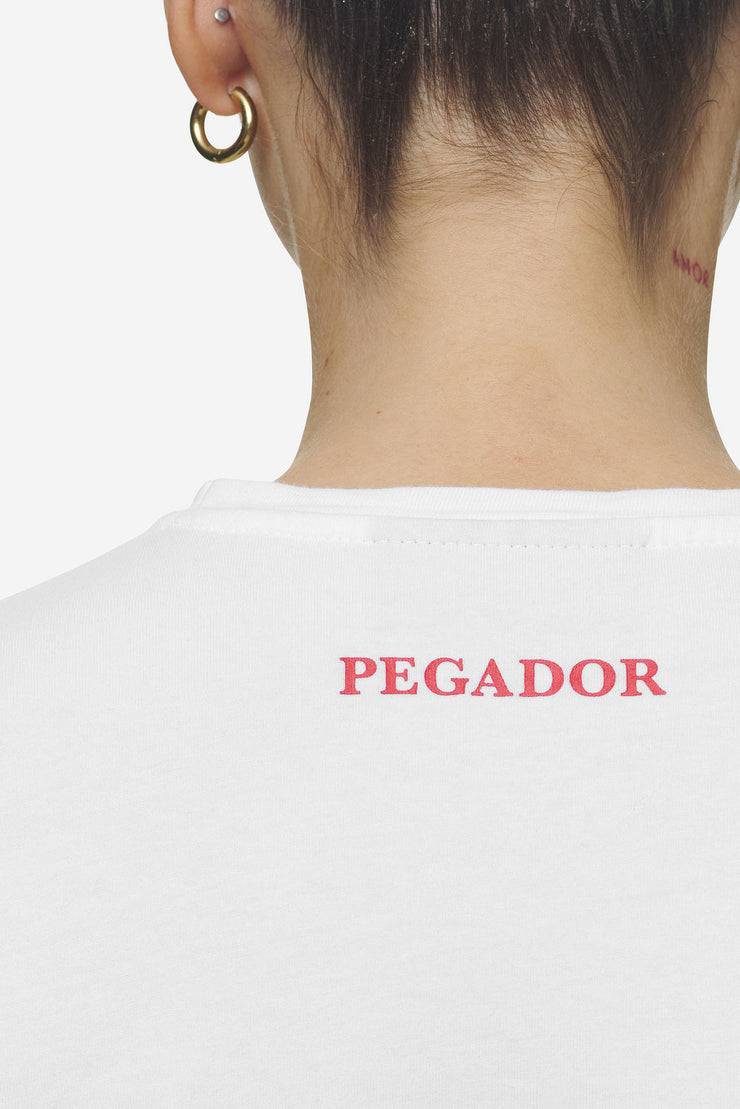 Pegador Reyna Cropped Baby Tee White Online Outlet