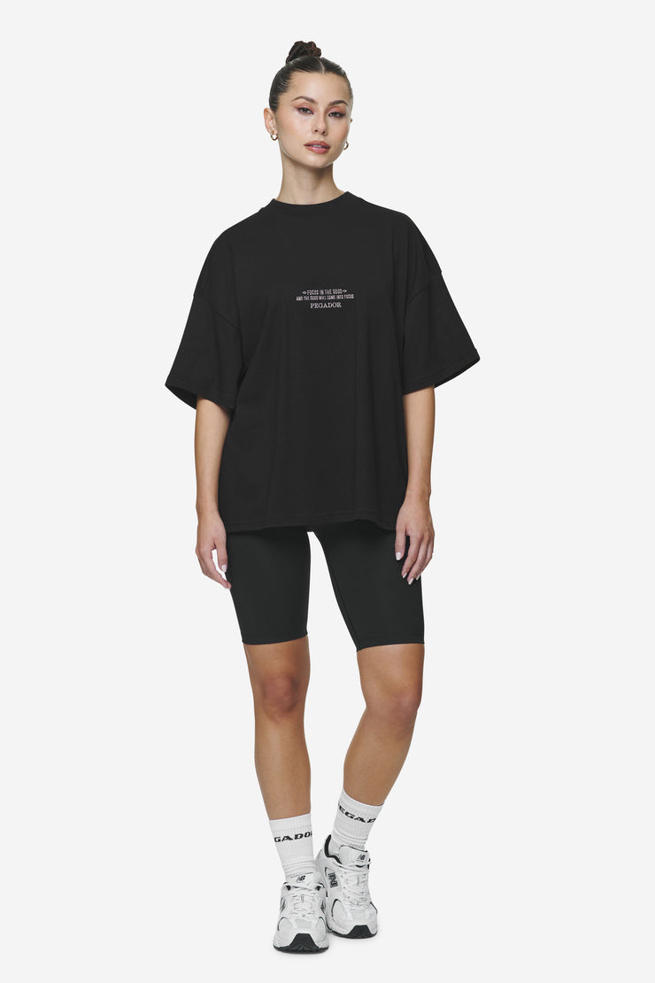 Pegador Naia Heavy Oversized Tee Black Exklusive Angebote
