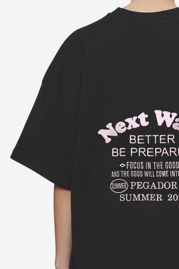 Pegador Naia Heavy Oversized Tee Black Exklusive Angebote