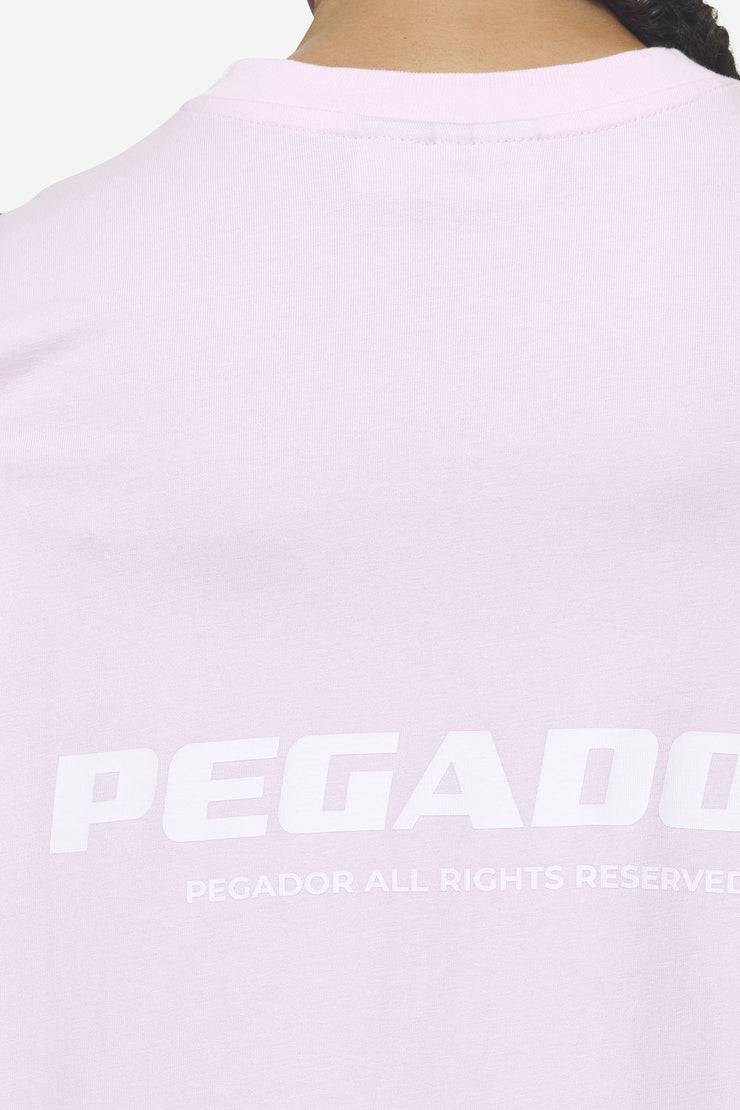 Pegador Arendal Logo Heavy Oversized Tee Washed Bubblegum White VIP-Rabatte